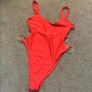 NWT Missguided High Leg One Piece